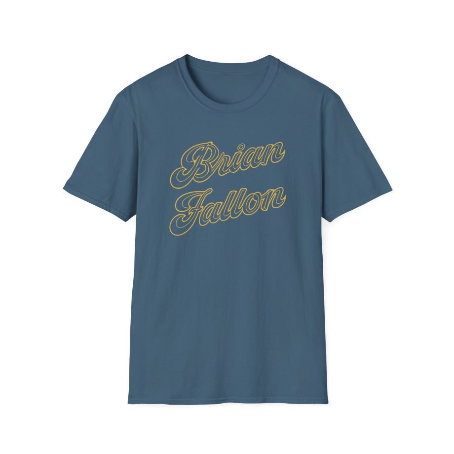 Brian Fallon Gold Text Unisex Softstyle T-Shirt