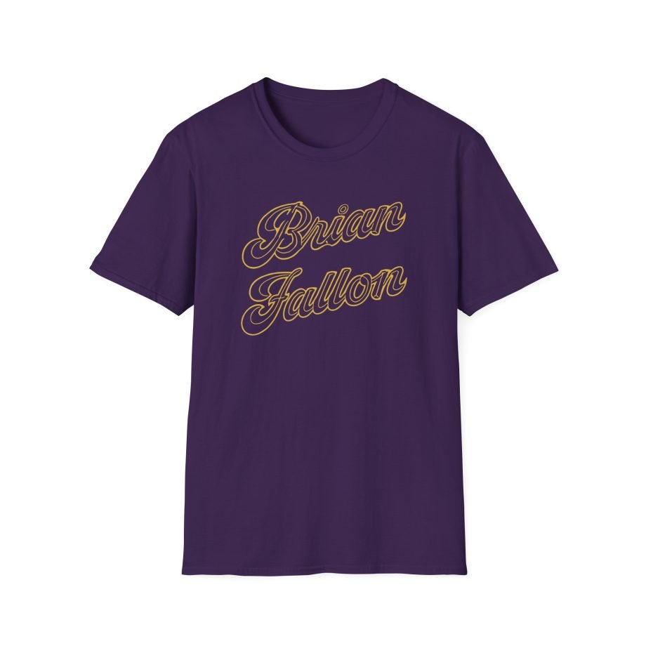 Brian Fallon Gold Text Unisex Softstyle T-Shirt