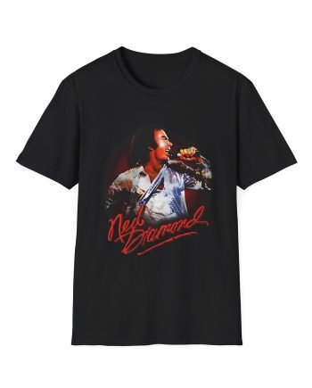 Neil Diamond On Stage unisex softstyle t-shirt