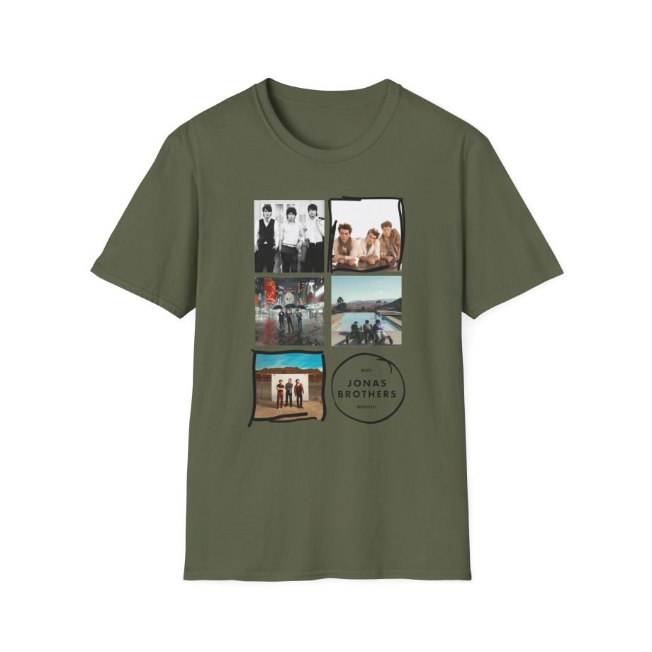 Jonas Brothers 5 Albums Unisex Softstyle T-Shirt
