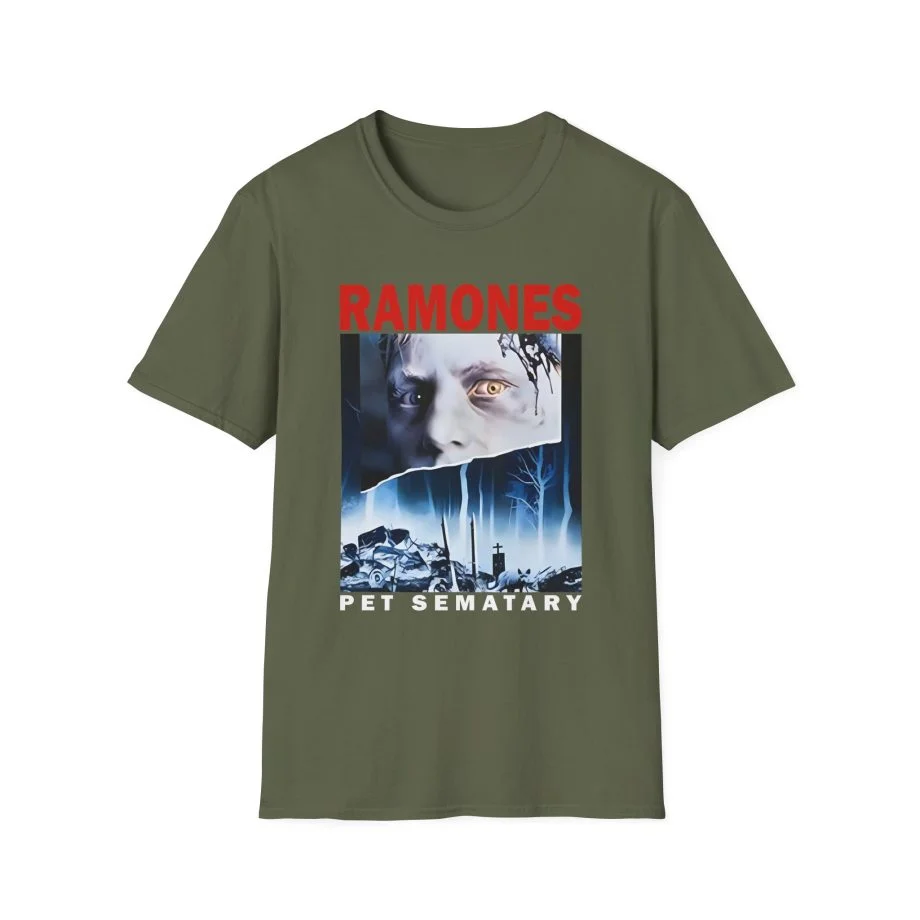 Ramones Pet Sematary T Shirt Unisex Softstyle T-Shirt