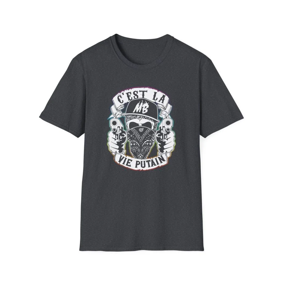 Montana Black C'est La Vie Putain Unisex Softstyle T-Shirt