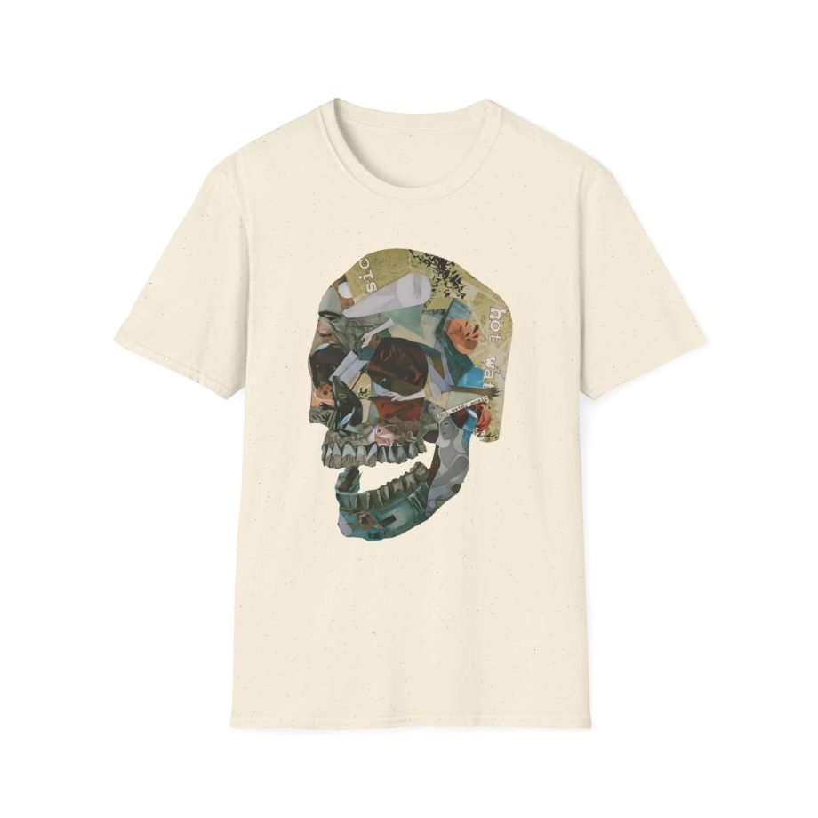 Hot Water Music Album Collage Skull Unisex Softstyle T-Shirt