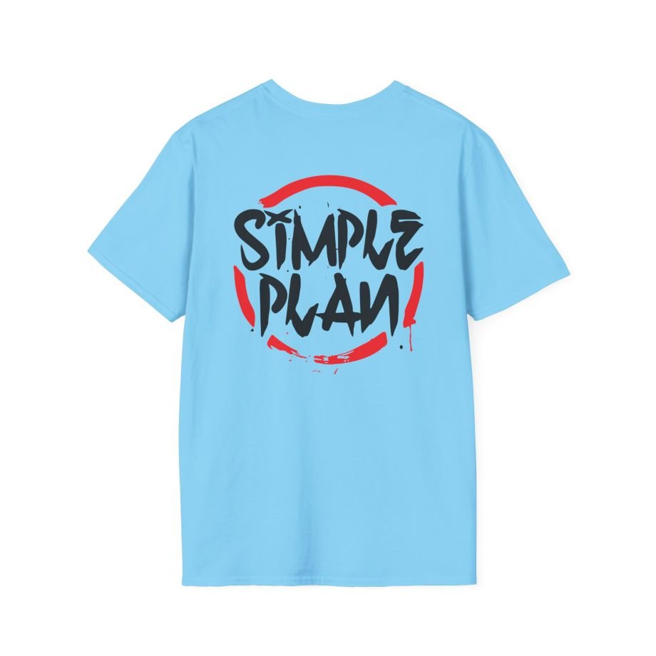 Simple Plan Circle Splat Unisex Softstyle T-Shirt