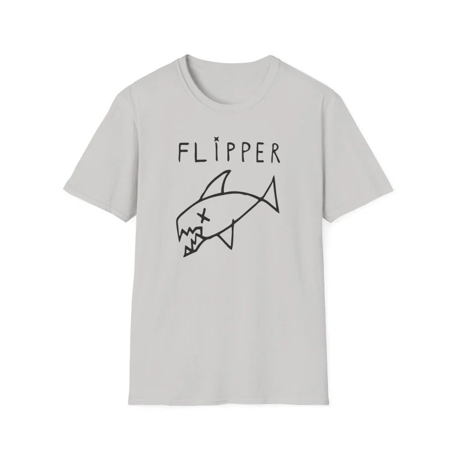 Flipper Long Fish Unisex Softstyle T-Shirt