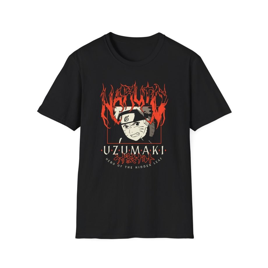 Naruto Uzumaki Clan Metal Unisex Softstyle T-Shirt