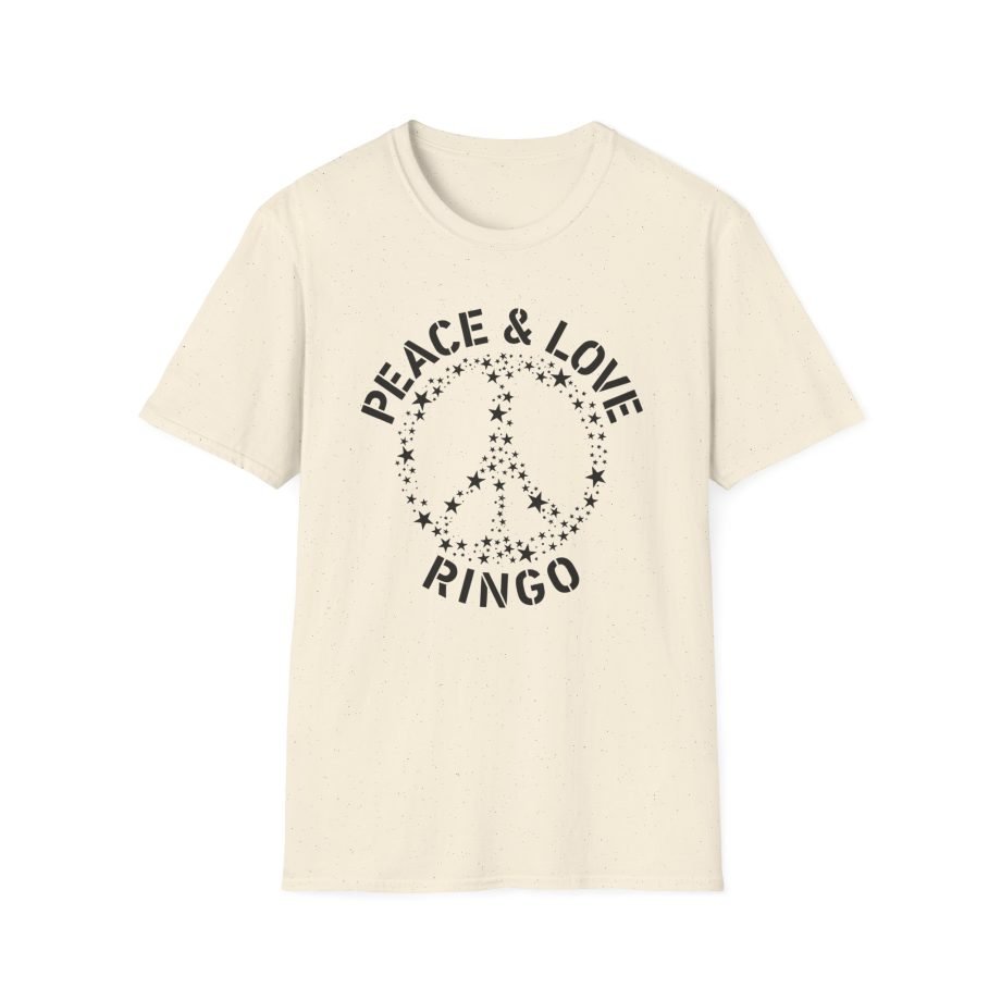 Ringo Starr Peace & Love Unisex Softstyle T-Shirt