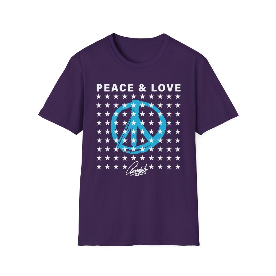 Ringo Starr Peace & Love Stars Unisex Softstyle T-Shirt