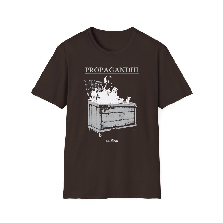 Propagandhi Dumpster Fire Unisex Softstyle T-Shirt