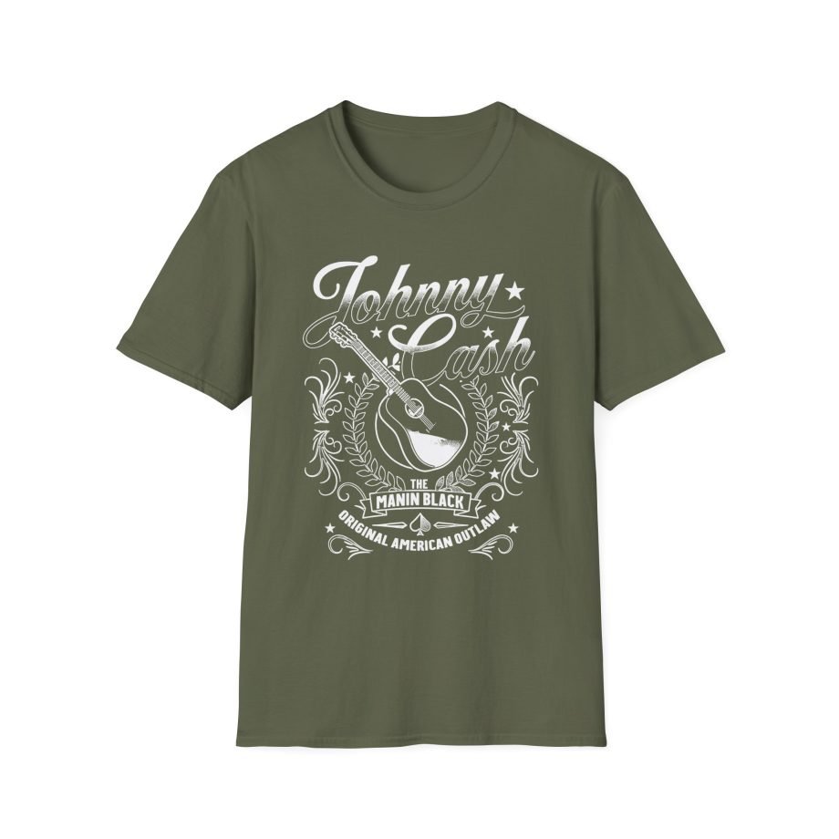 Johnny Cash Man in Black Guitar unisex t-shirt