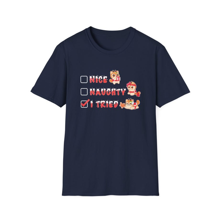 Aphmau Naughty Nice Holiday Unisex Softstyle T-Shirt