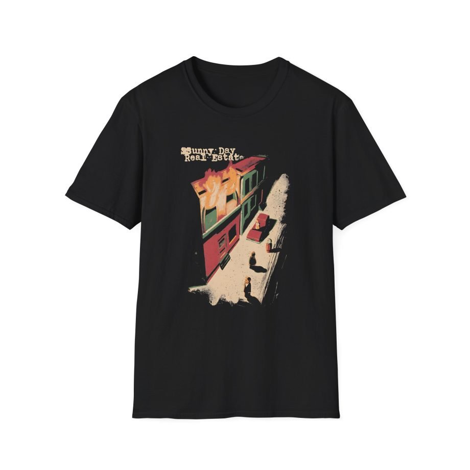 Sunny Day Real Estate Burning Building Unisex Softstyle T-Shirt