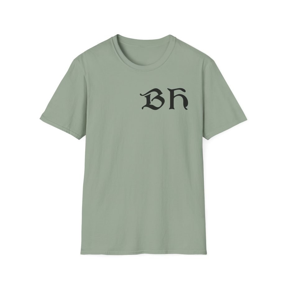 Beach House Rose Stained Glass Unisex Softstyle T-Shirt