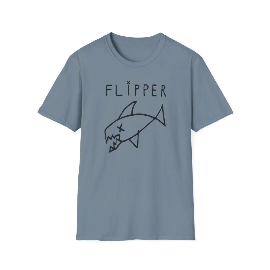 Flipper Long Fish Unisex Softstyle T-Shirt