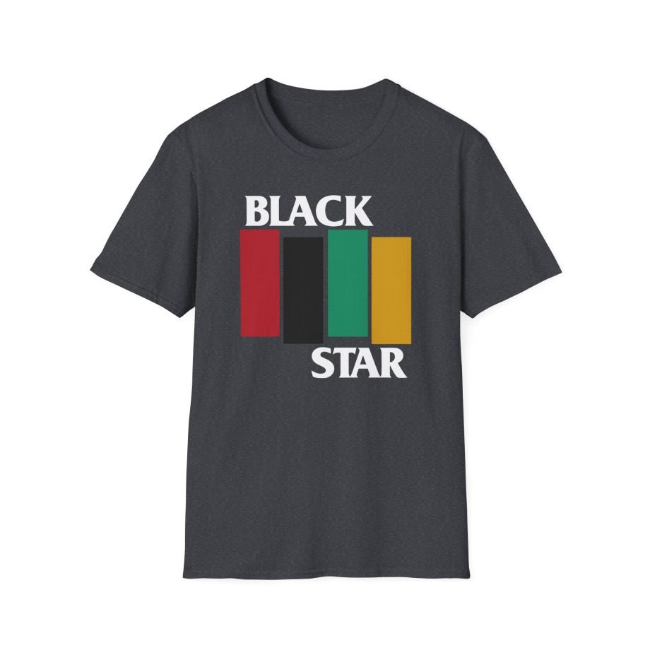 Black Star Flag Unisex Softstyle T-Shirt