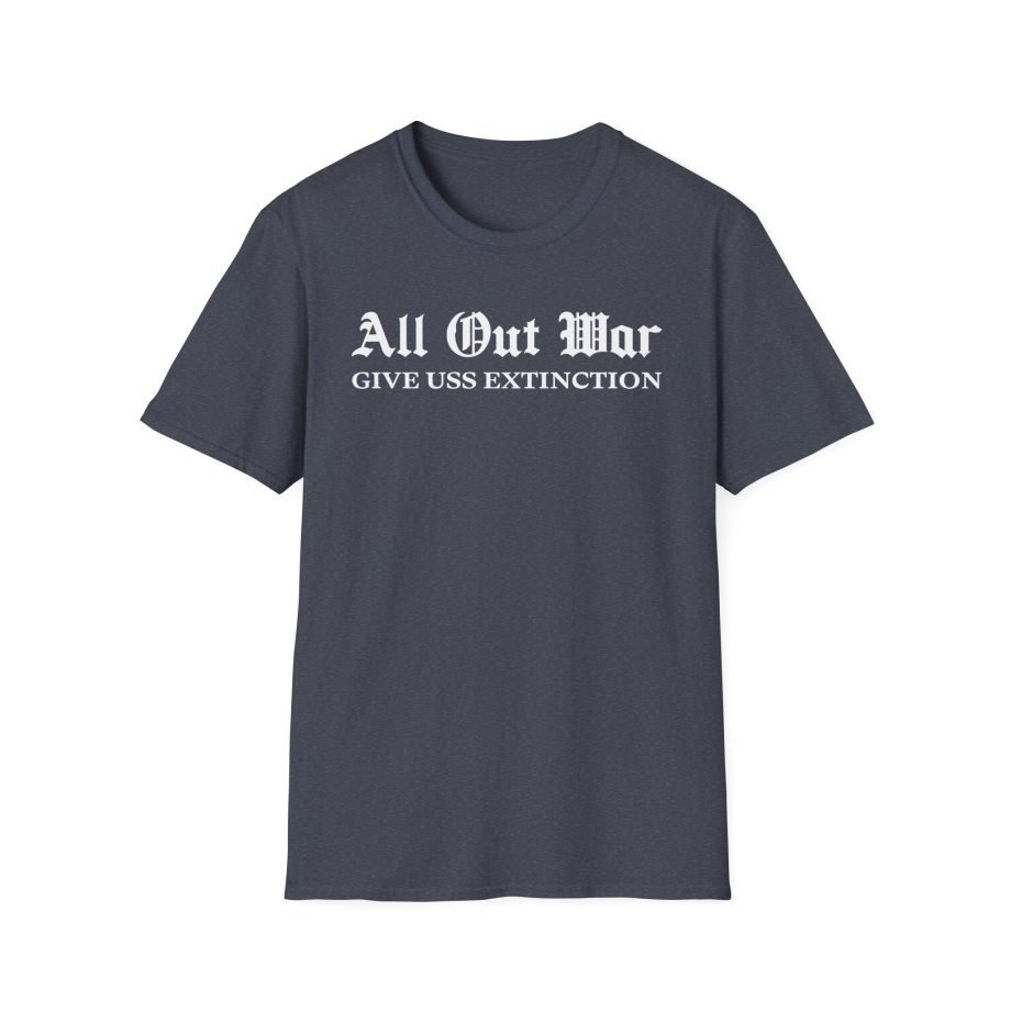 All Out War Extinction Unisex Softstyle T-Shirt