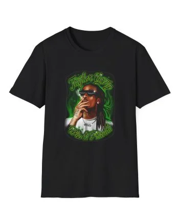 Wiz Khalifa Airbrush Unisex Softstyle T-Shirt