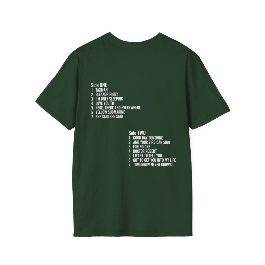 The Beatles Revolver Tracklist Unisex Softstyle T-Shirt