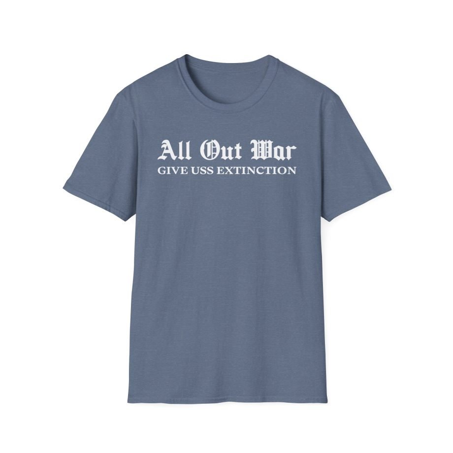 All Out War Extinction Unisex Softstyle T-Shirt