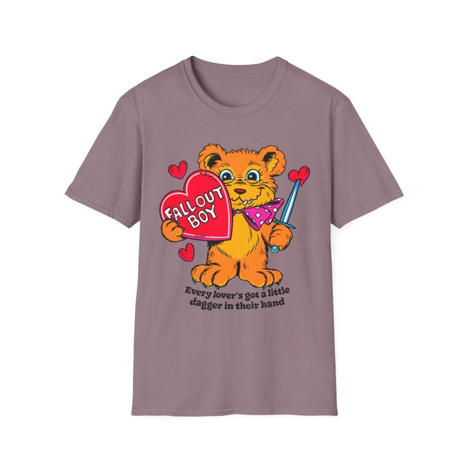 Fall Out Boy Dagger Teddy Unisex Softstyle T-Shirt