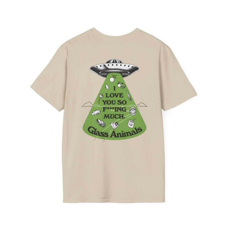 Glass Animals I Love You So F***ing Much Glow-In-The-Dark Unisex Softstyle T-Shirt