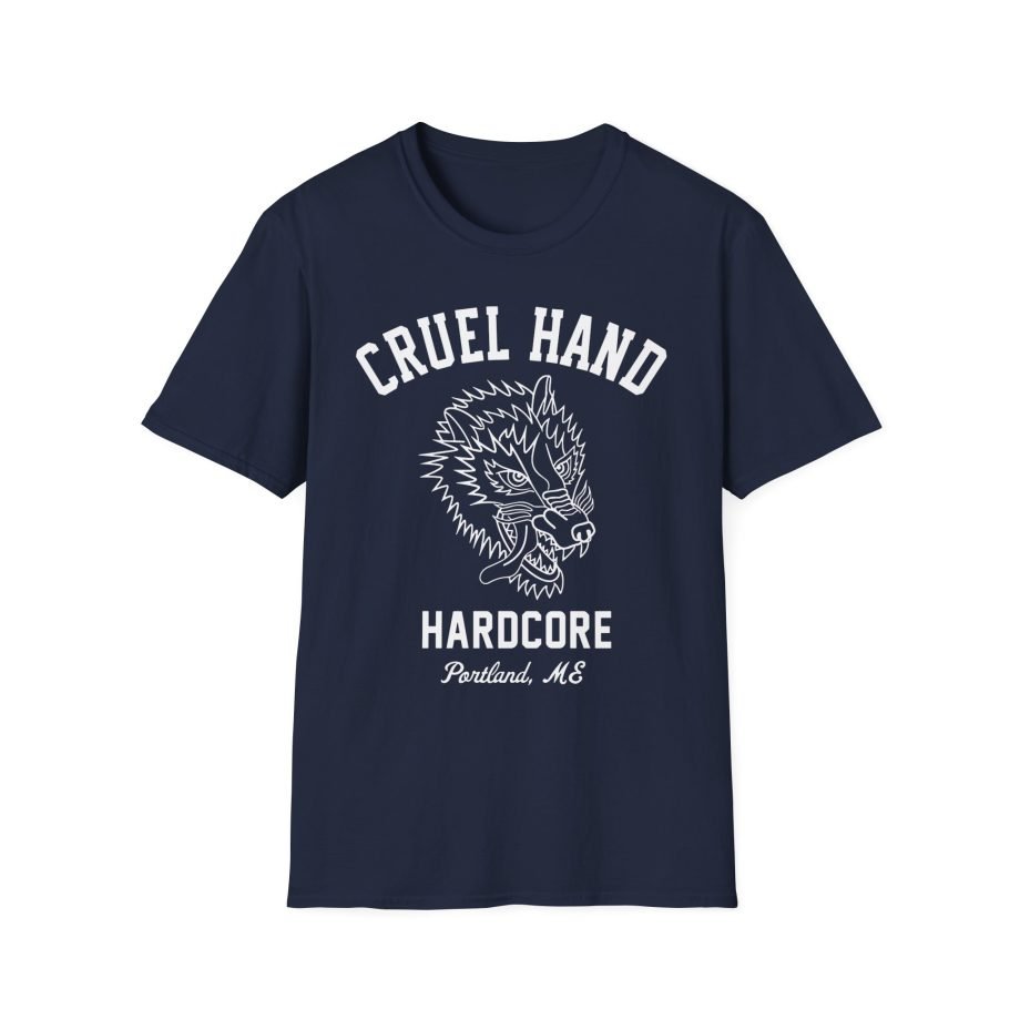 Cruel Hand Wolf Head Unisex Softstyle T-Shirt