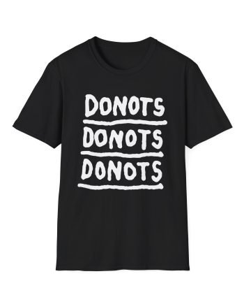Donots Triple Logo Unisex Softstyle T-Shirt