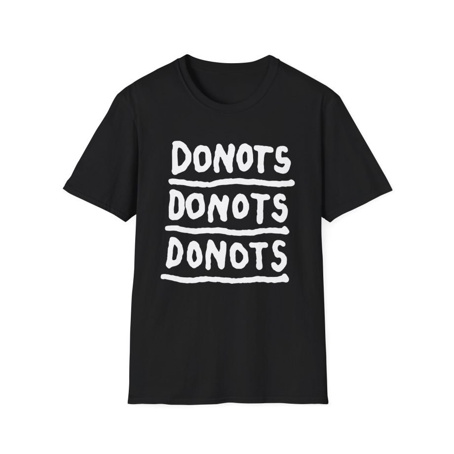 Donots Triple Logo Unisex Softstyle T-Shirt