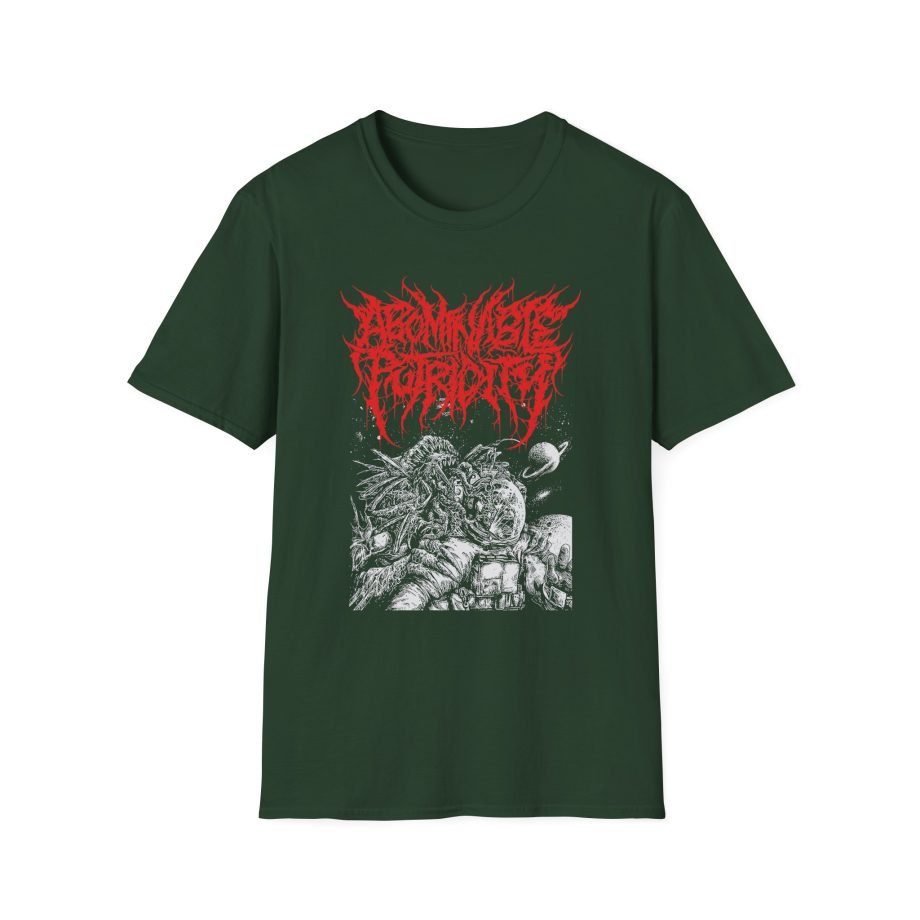 Abominable Putridity The Last Astronaut Red Logo Unisex Softstyle T-Shirt