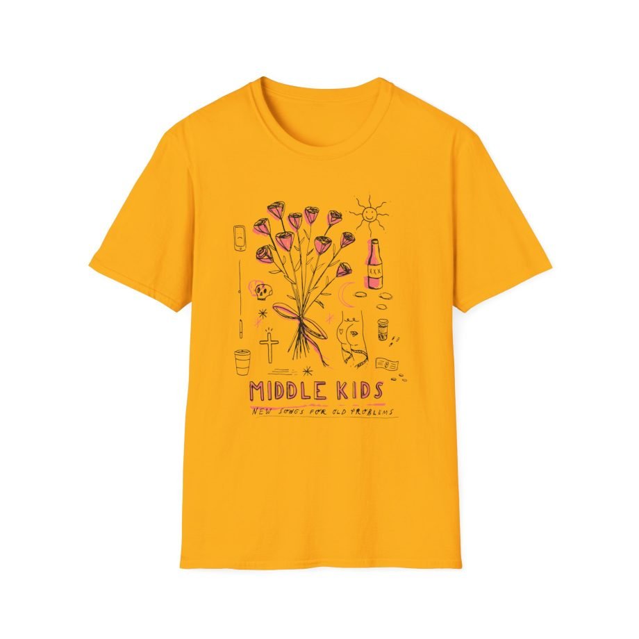 Middle Kids Pale Deconstructed Unisex Softstyle T-Shirt