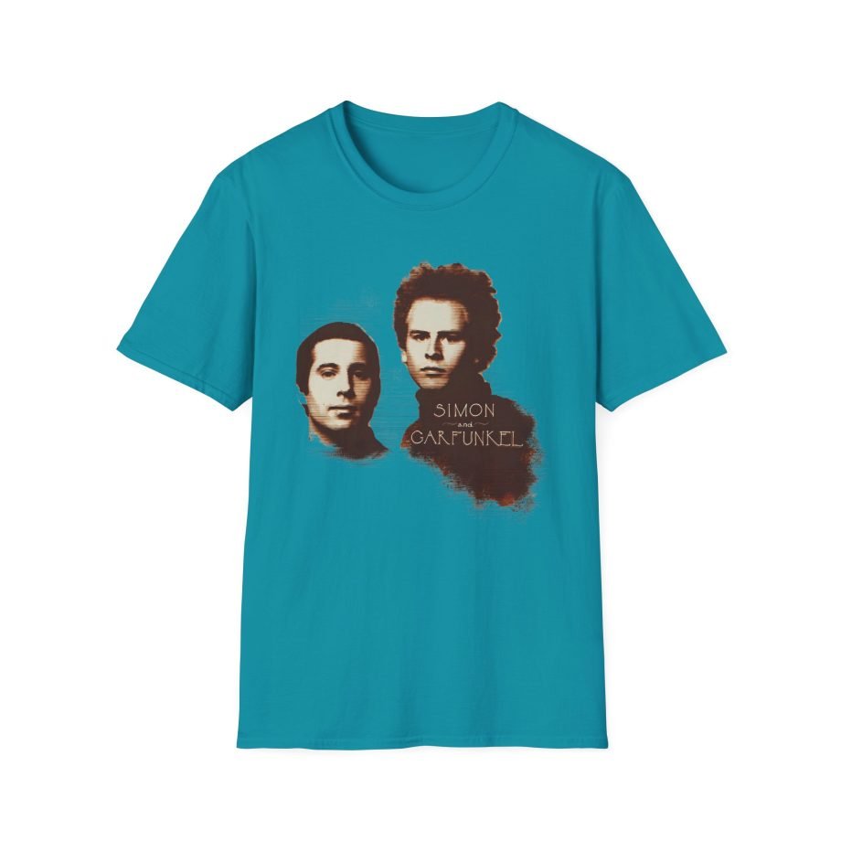 Simon and Garfunkel Faces Unisex Softstyle T-Shirt