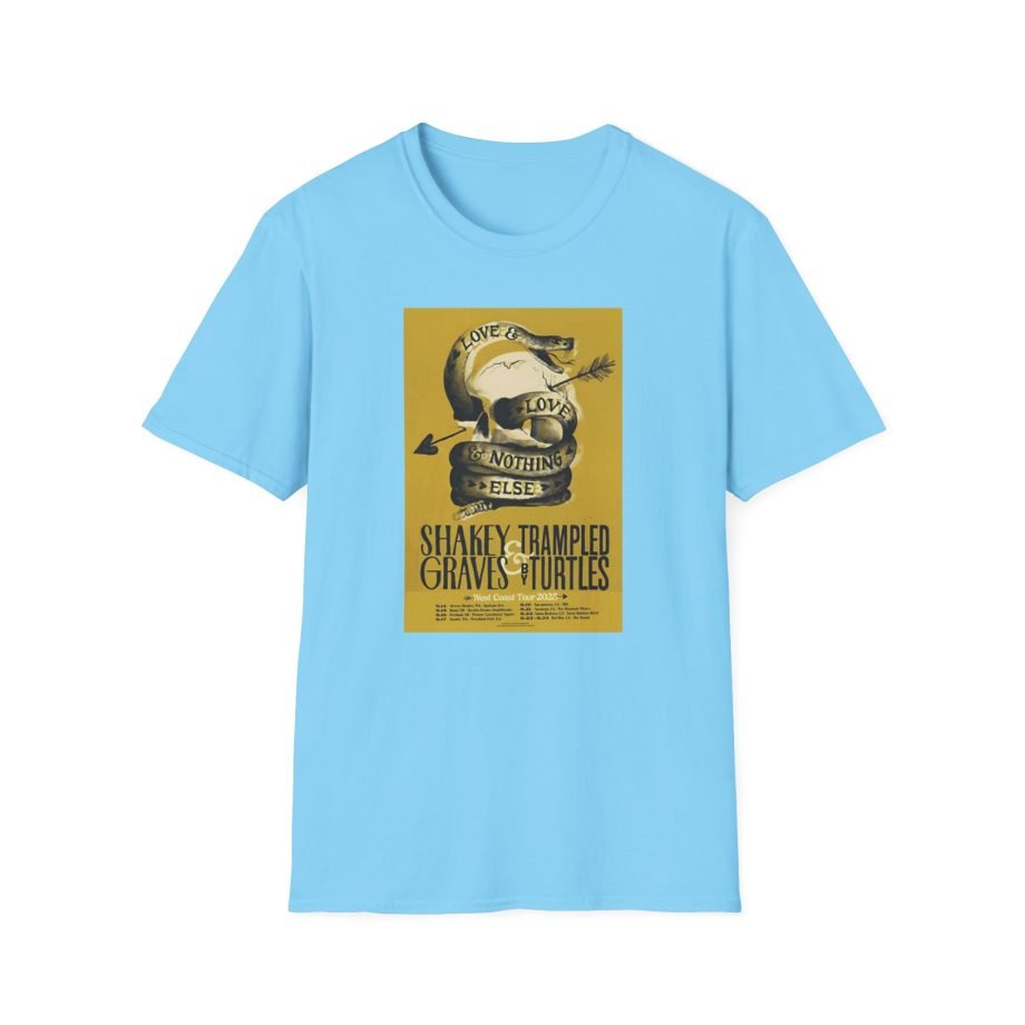 Shakey Graves West Coast Tour Unisex Softstyle T-Shirt