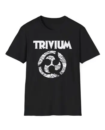 Trivium Swirl Logo Unisex Softstyle T-Shirt