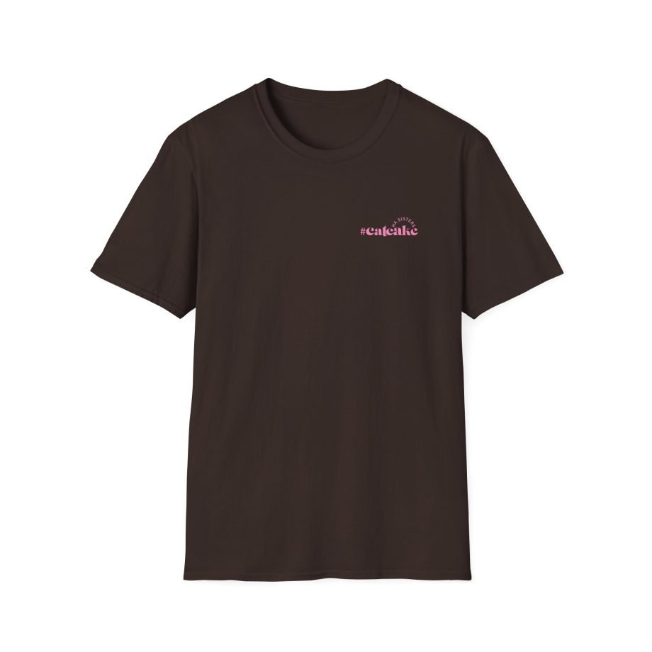 Evelyn Ha Ha Sisters Cat Cake unisex softstyle t-shirt