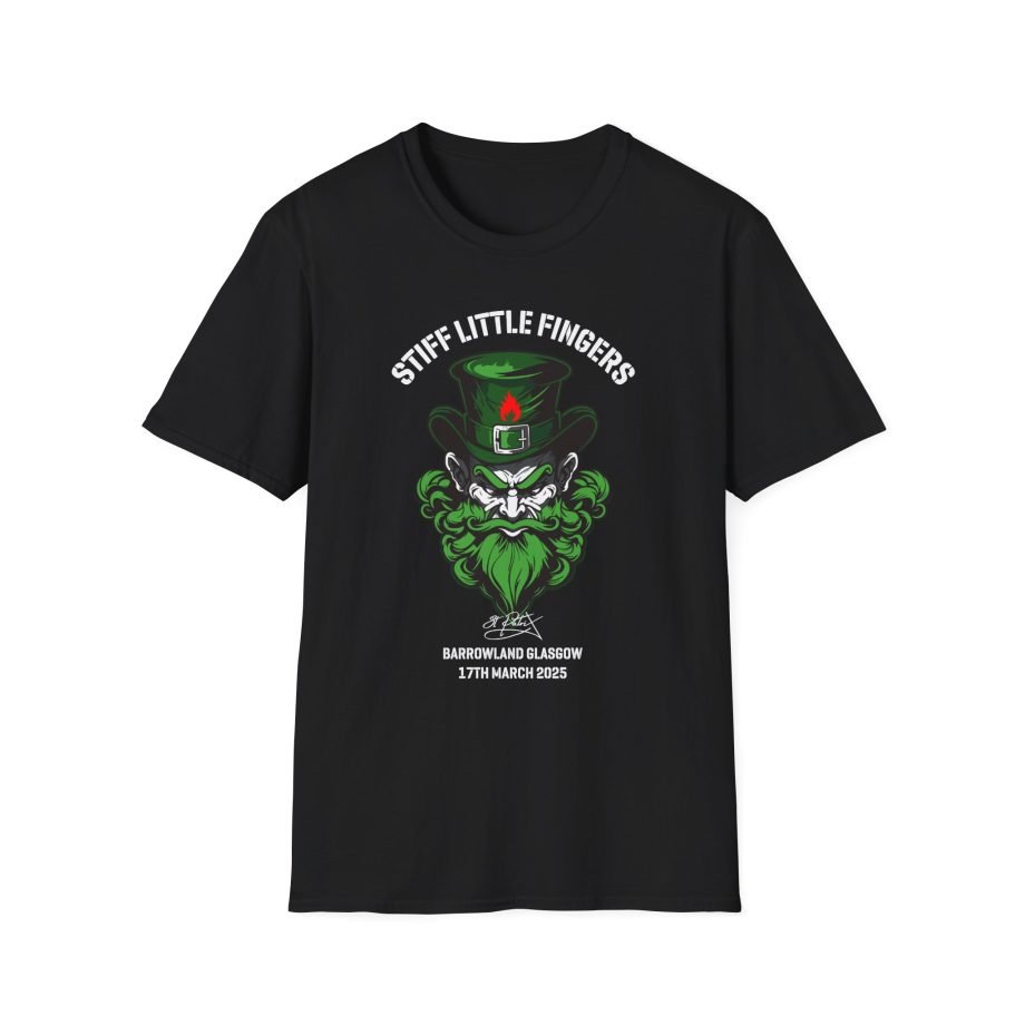 Stiff Little Fingers Barrowland 25 Unisex Softstyle T-Shirt