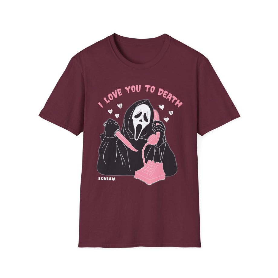 Ghostface Love You To Death Unisex Softstyle T-Shirt