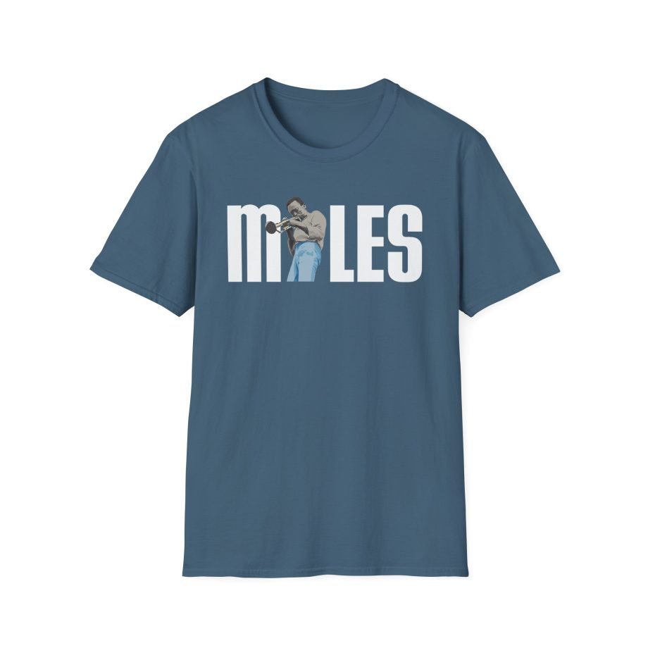 Miles Davis Playing Unisex Softstyle T-Shirt