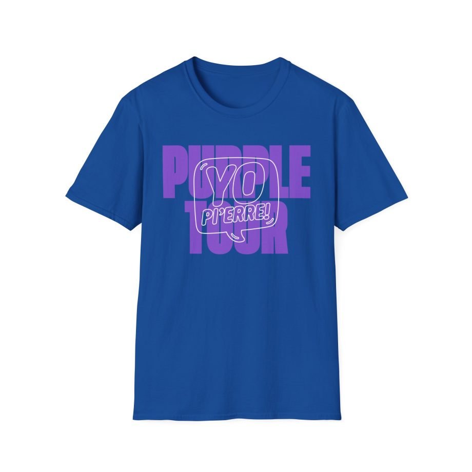 P B Purple Tour Unisex Softstyle T-Shirt
