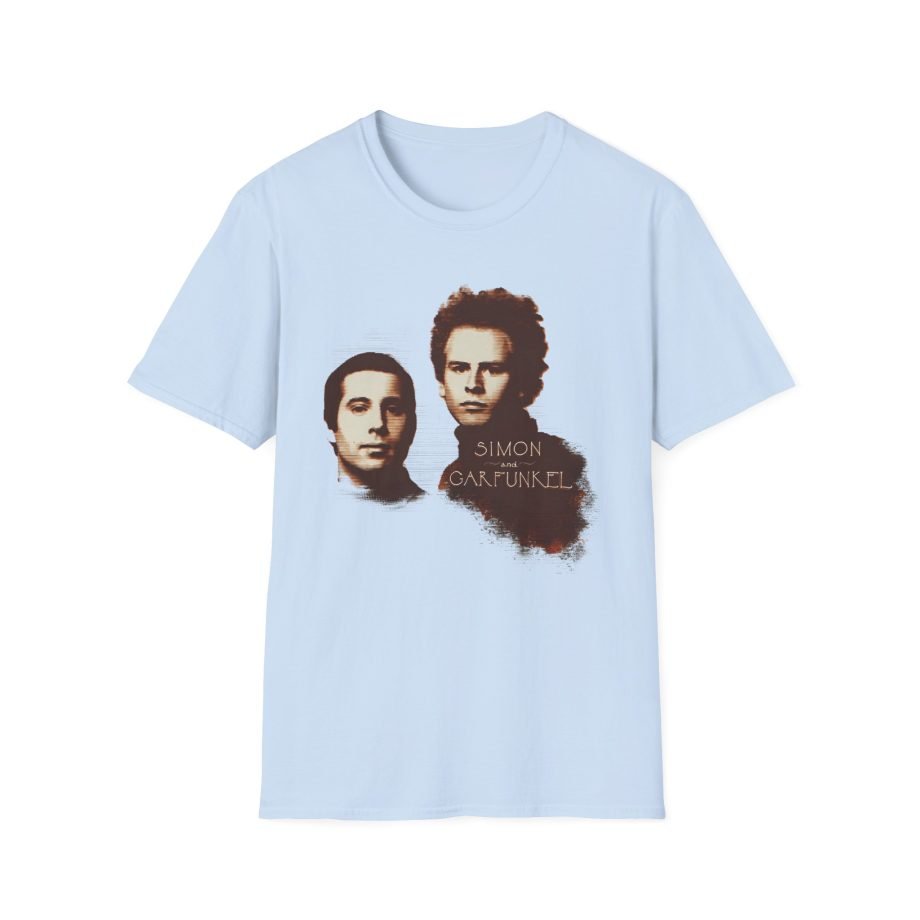 Simon and Garfunkel Faces Unisex Softstyle T-Shirt