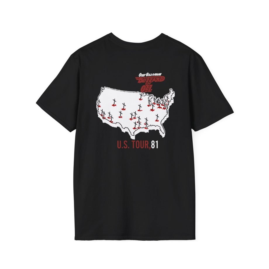Ozzy Osbourne Blizzard of Ozz Vintage Tour Unisex Softstyle T-Shirt