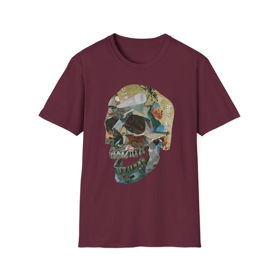 Hot Water Music Album Collage Skull Unisex Softstyle T-Shirt
