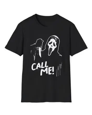Ghostface CALL ME Unisex Softstyle T-Shirt