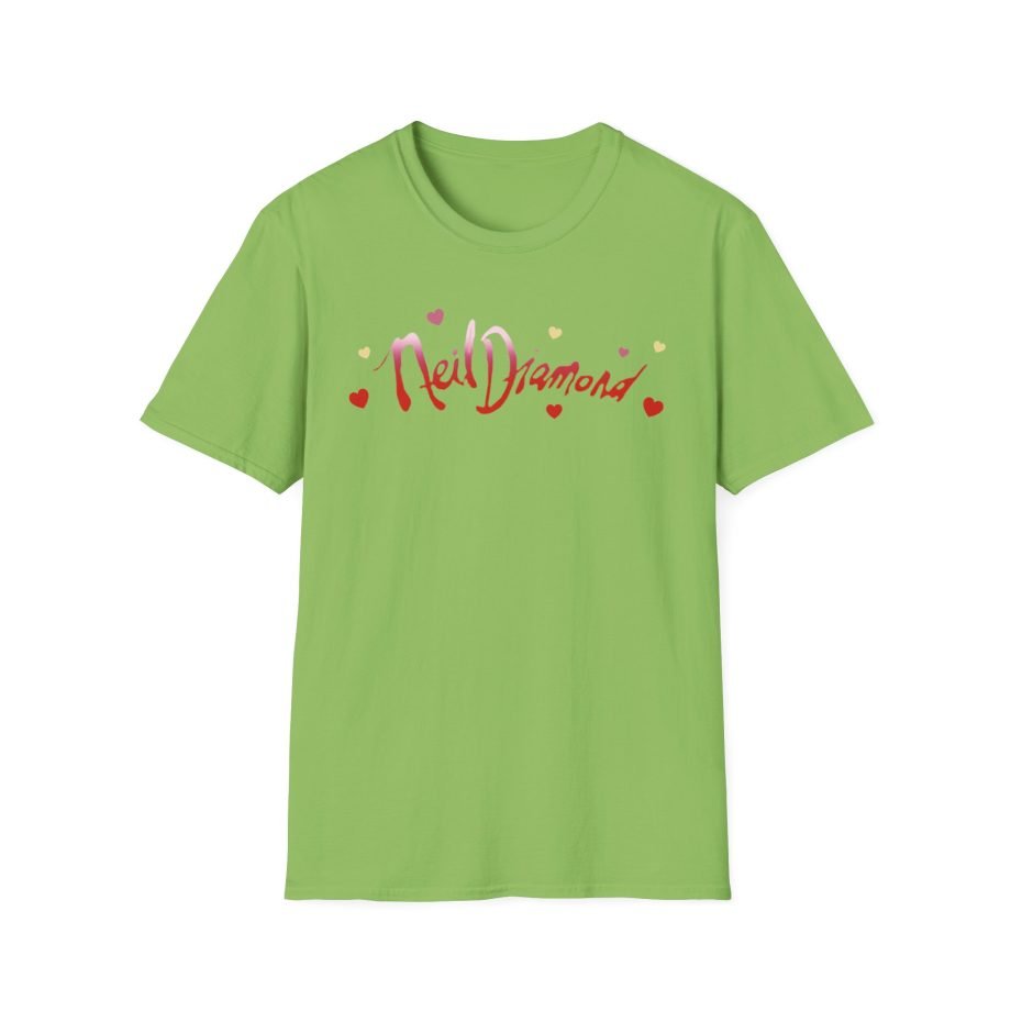 Neil Diamond Logo Heart Unisex Softstyle T-Shirt