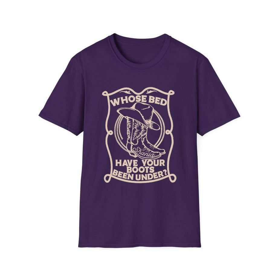 ST Whose Bed Have Your Boots Been Under  Unisex Softstyle T-Shirt