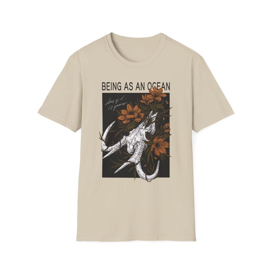 Being as an Ocean Deer Skull Unisex Softstyle T-Shirt