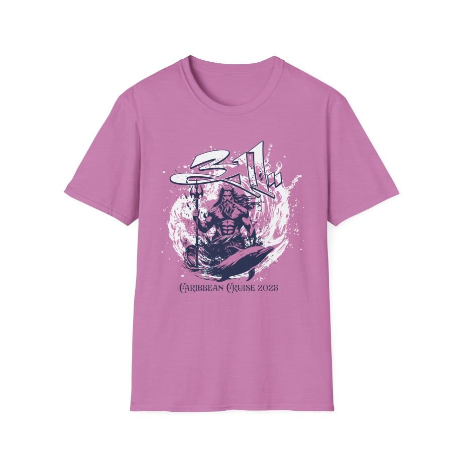 311 Caribbean Cruise 2025 Poseidon Unisex Softstyle T-Shirt