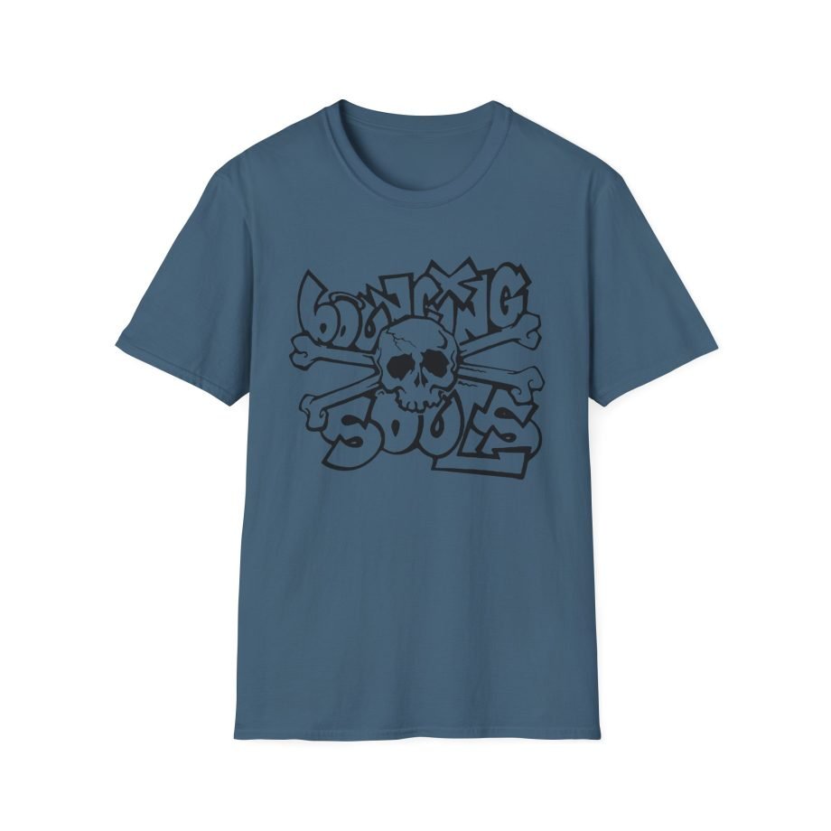 The Bouncing Souls Skull And Crossbones Unisex Softstyle T-Shirt