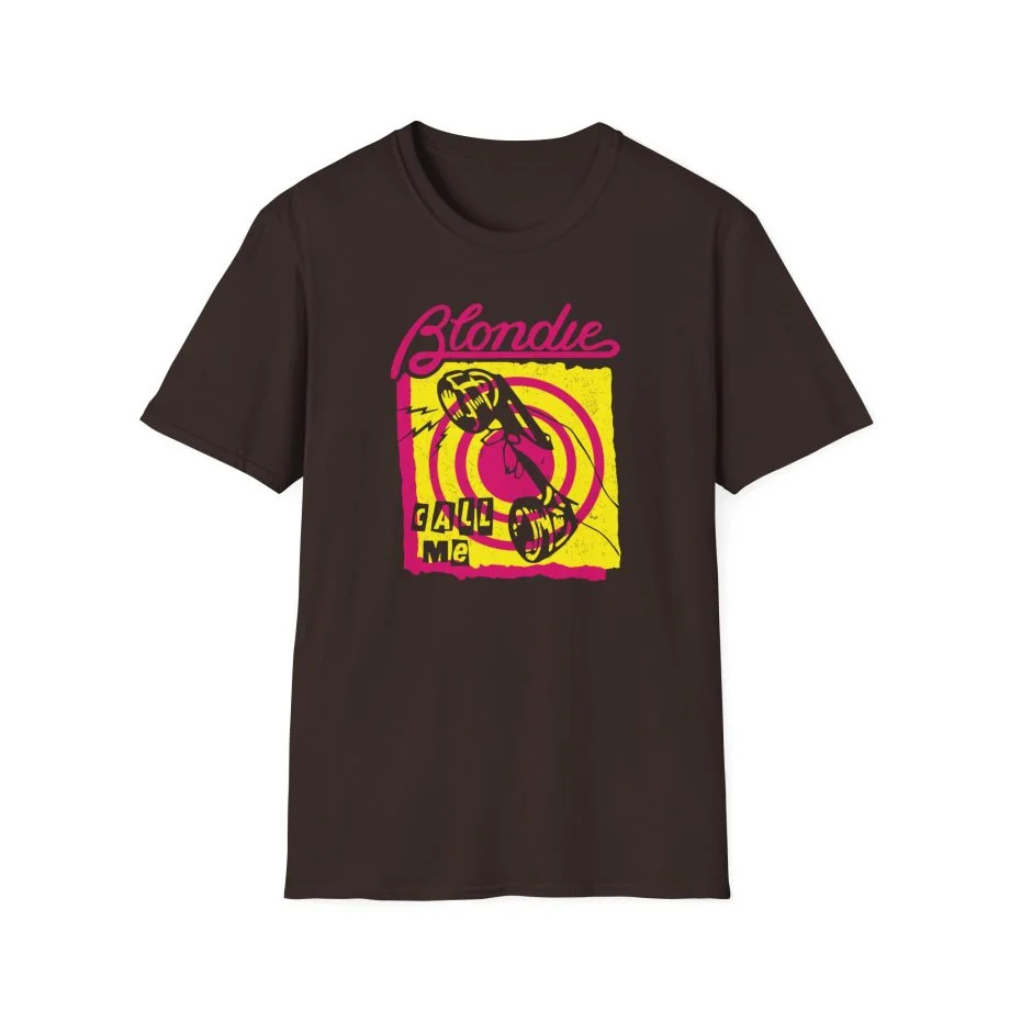 Blondie Call Me Unisex Softstyle T-Shirt