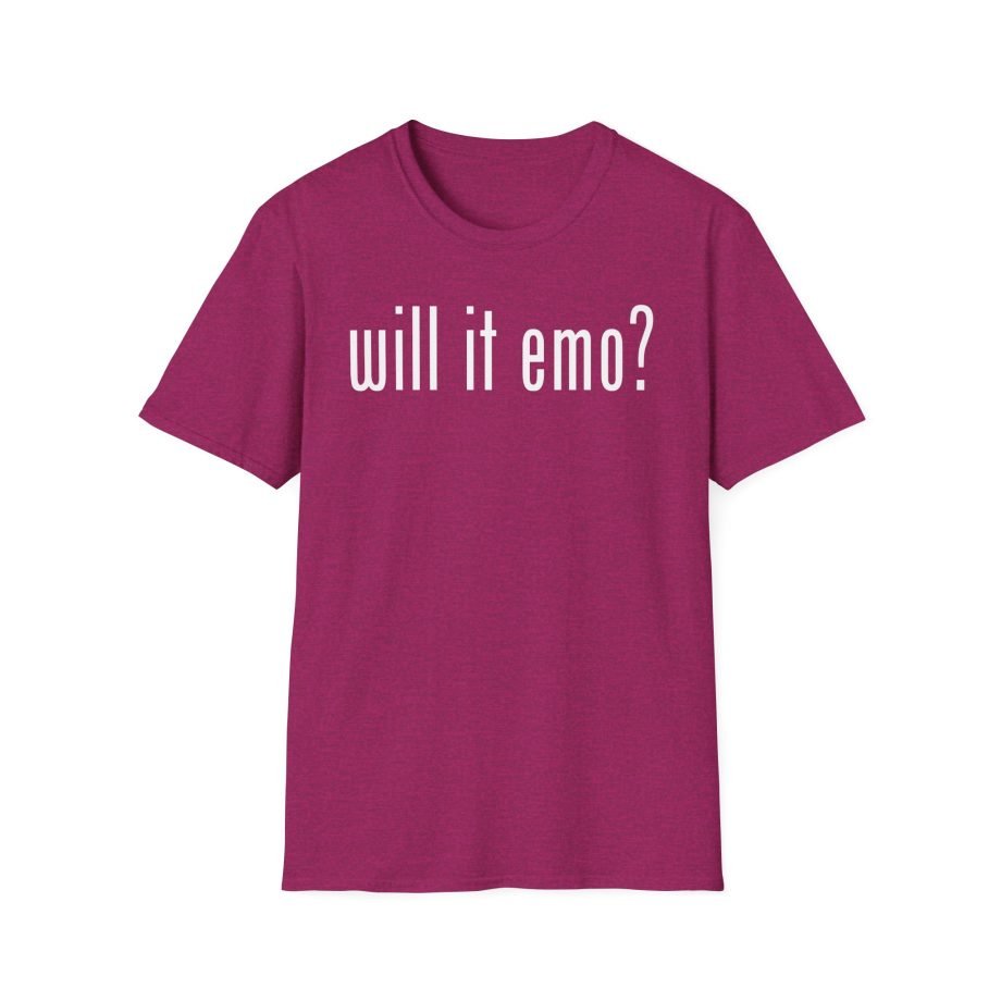 Nothing Nowhere Will It Emo Unisex Softstyle T-Shirt