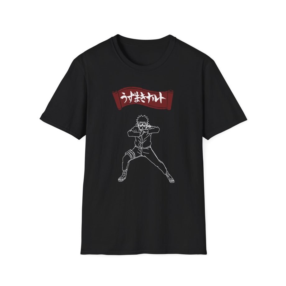 Naruto Line Art Unisex Softstyle T-Shirt